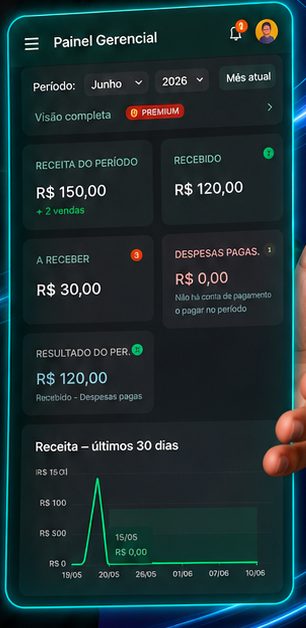 Tela de gestão